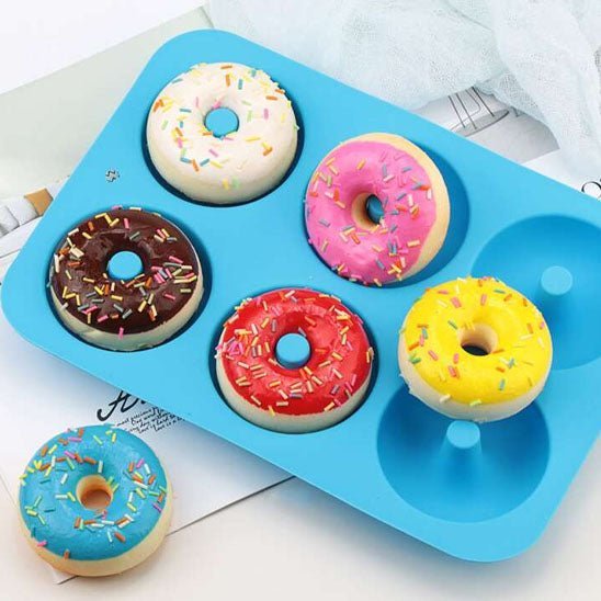 moule a donuts bleu