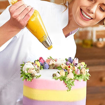 douille motifs floraux gateau