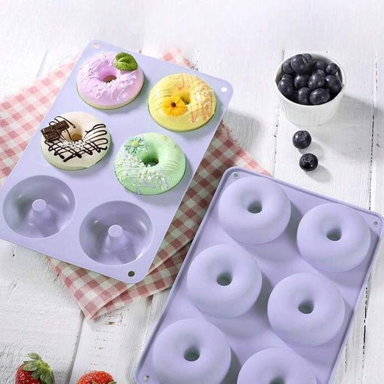 moule a donuts violet mauve 